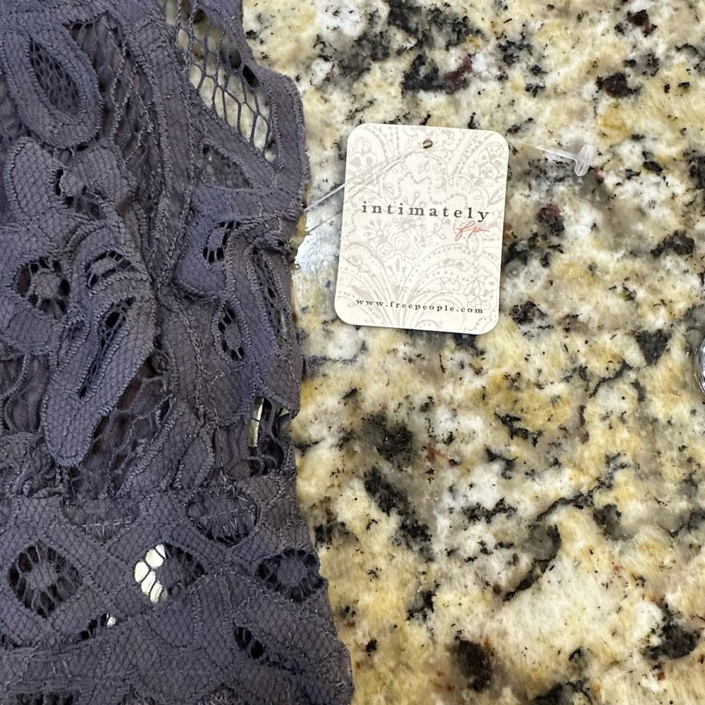 Free People Lavender Lace Blouse - Picture 3 of 5